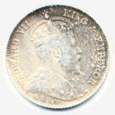 Edward~VII_25c_obverse