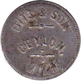 ditz&son_ceylon_mn_$1.00_obverse