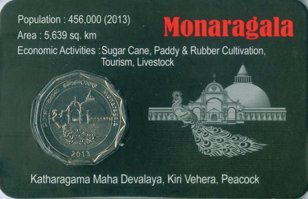 2013 - Sri Lanka - 25 Districts - Monaragala